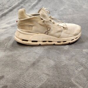 On Cloud Shoes Womens 11 White Cloudnova 2 Oncloud Cushioned Running Sneaker